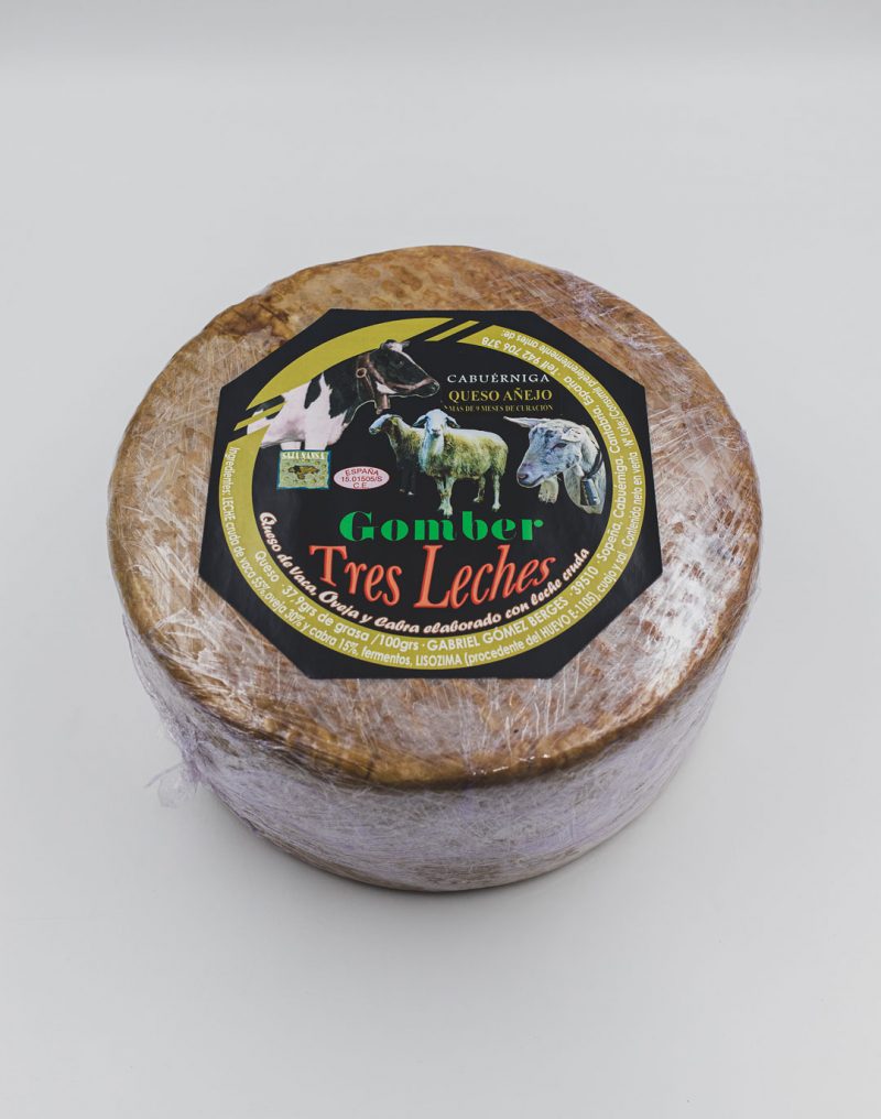 Queso de 3 leches de vaca, cabra y oveja (600 g)